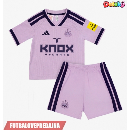 Lacne Dětský Futbalové dres Newcastle United Lewis Hall #3 2026-27 Krátky Rukáv - Tretina (+ trenírky)